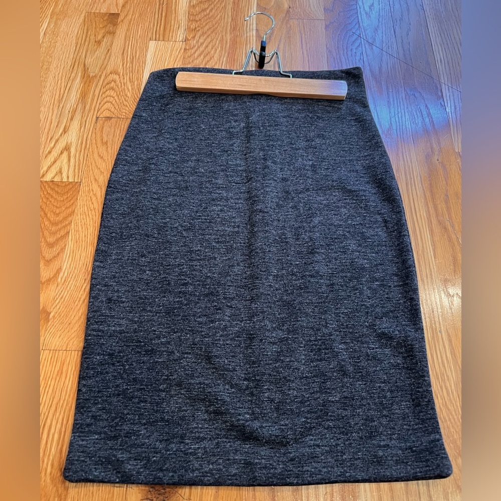 XXSP Grey Ann Taylor Factory Petite Skirt NWT